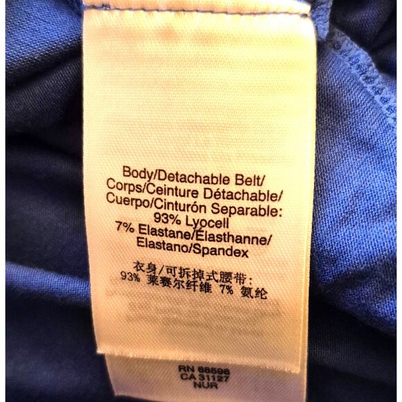 DKNY Bright Blue Pullon On Elastic Waist Casual Dress Size S, NWT - Picture 7 of 7